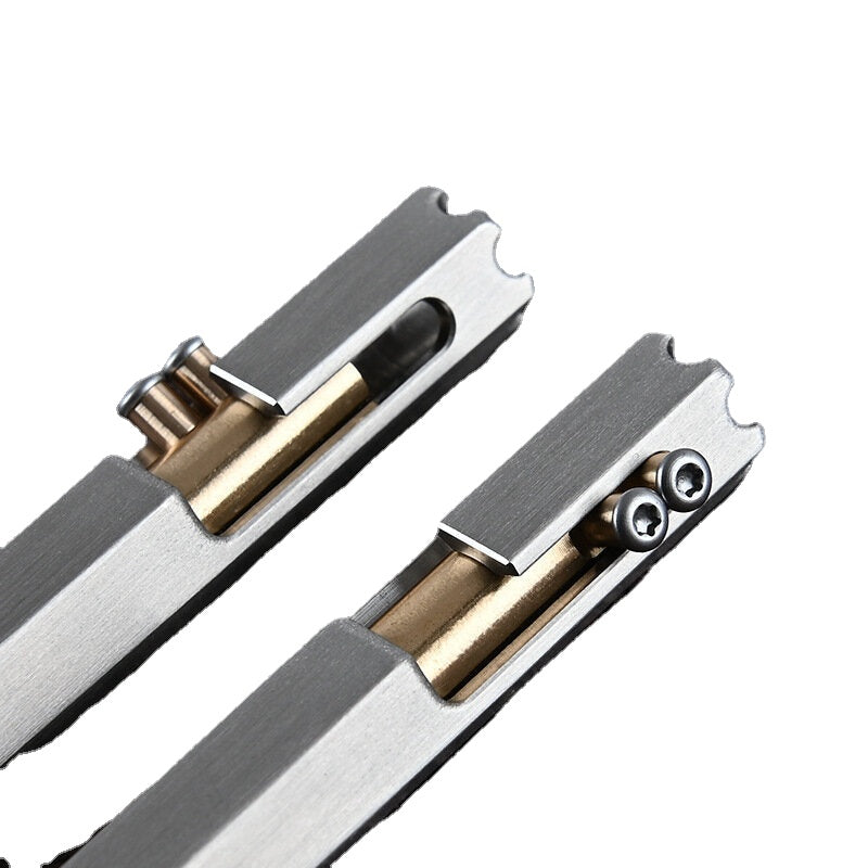 Six-sided Stainless Steel Tactical Pen Brass Business Signature Tool Pen For Self-protection Security Emergency