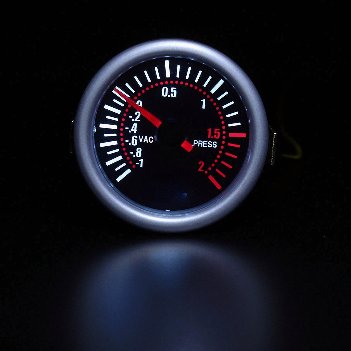 Universal 2 Inch 52mm Car Auto LED Digital Smoke Len Boost Bar Gauge Meter 12V