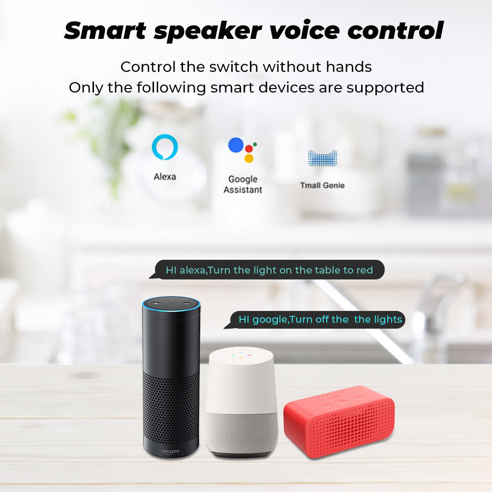 Mini Smart Switch Module WiFi Remote Control Light Controller Breakers With Alexa Google Home