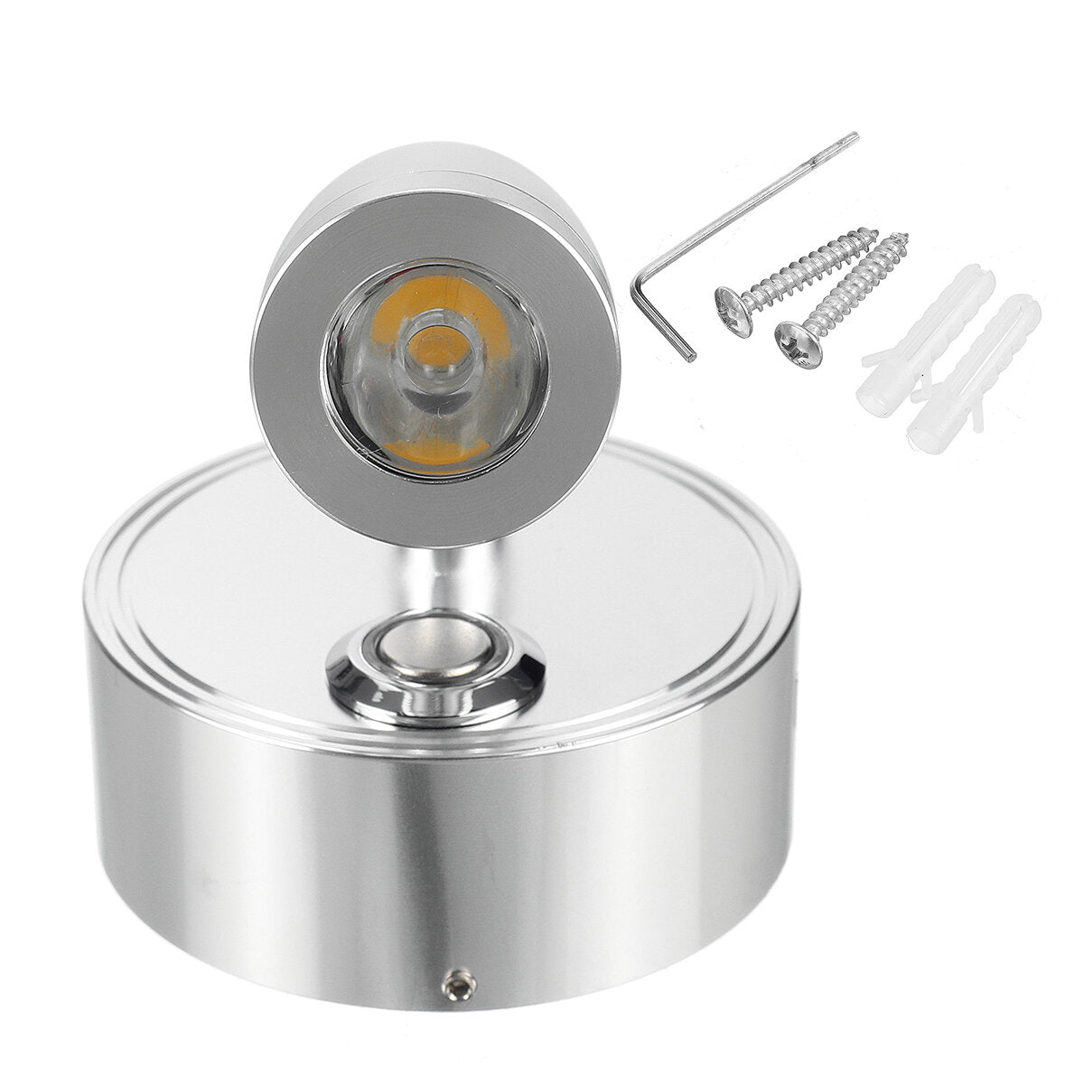 12-24V Dimming LED Reading Spot Light Bedside Wall Lamp USB Interface For RV Boat Caravan Motorhome