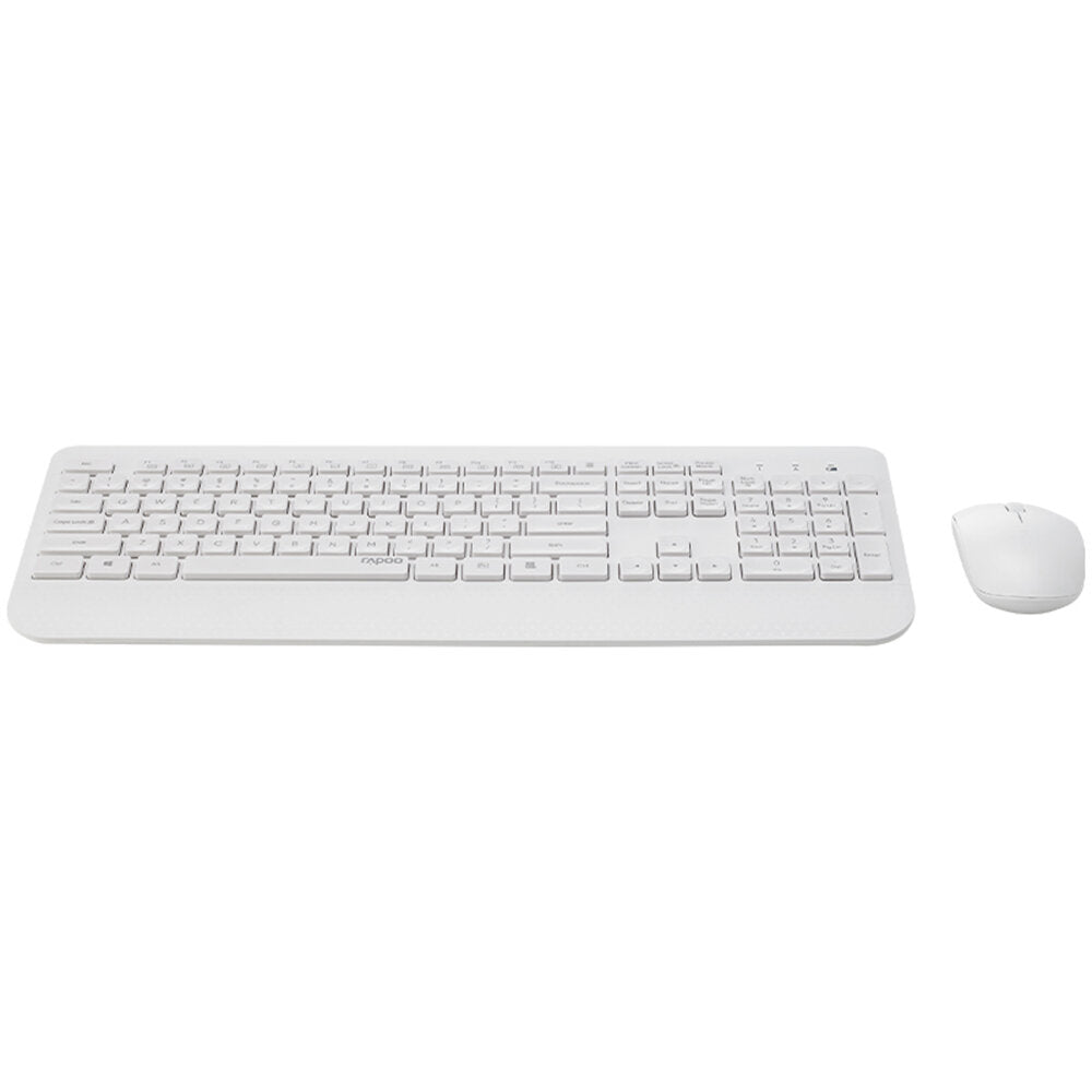 2.4G Wireless Keyboard Mouse Combo 105 Keys Waterproof Keyboard 1000DPI Silent Portable Optical Mice with USB Receiver Set for Laptop PC Notebook