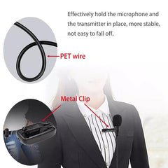 UHF Lavalier Lapel Wireless Microphone Recording Vlog for Youtube Live Interview Phone Pad PC Android Recorder DSLR
