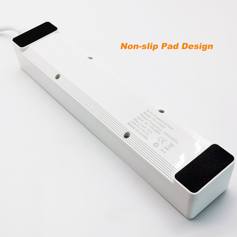 Smart Wifi Power Strip Outlets EU Plug Extension USB Socket with 4*USB/3 AC EU Socket Work with Alexa Google Home