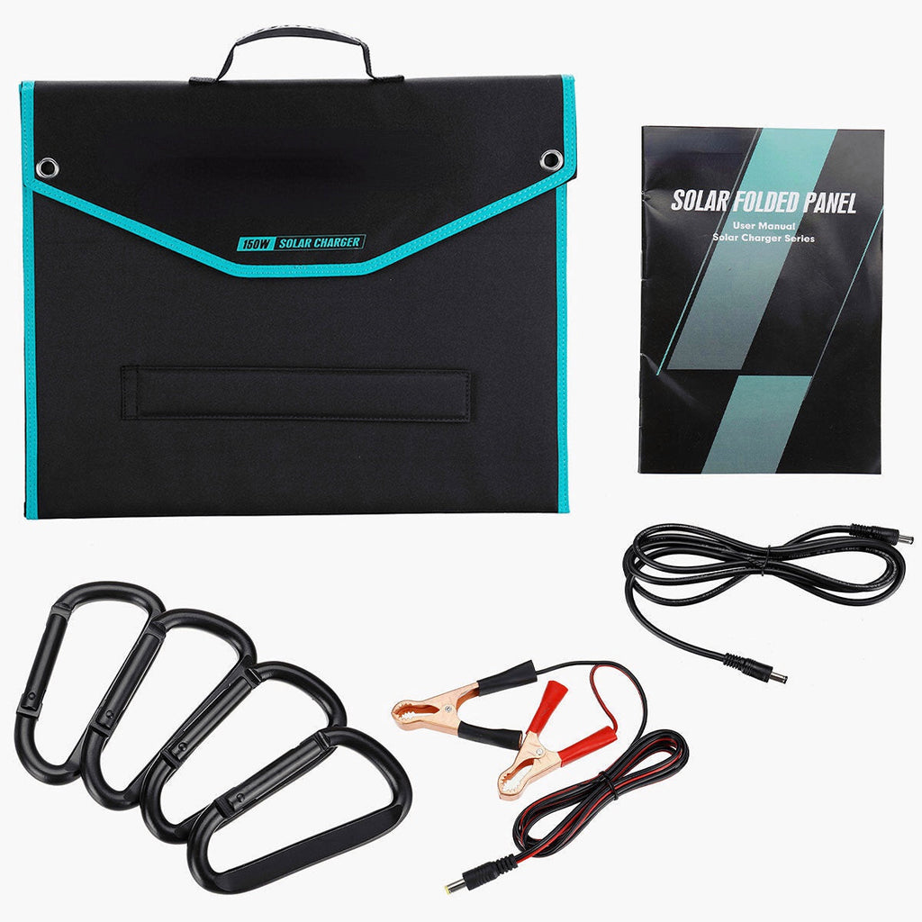 150W 19.8V Foldable Shingled Solar Panel Outdoor Waterproof