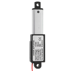9.5-15-30mm/s DC 12V 30mm Stroke Mini Electric Linear Actuator Motor Aluminum Alloy Linear Actuators Linear Motor Telescopic Rod Lifter