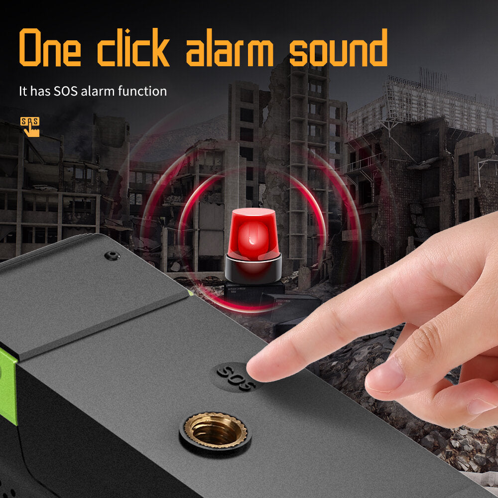 Bluetooth Speaker Portable with Solar Energy 5000mAh Power Bank Flashlight Radio Speaker IPX6