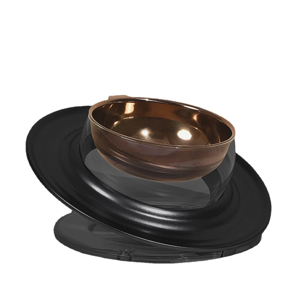 Cat Feeder Bowl Dry Wet Separation Rotating Design Foodgrade Material Anti-slip Design Removable Bowl Easy to Clean