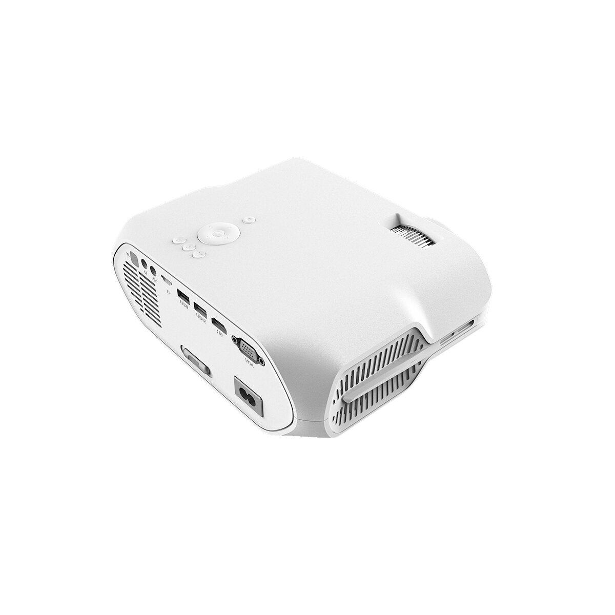 1280x720P LED Projector 140 ANSI Lumens 3000:1 Contrast Ratio Vertiacl Manual 15 Keystone Correction Home Theater Ourdoor Movie