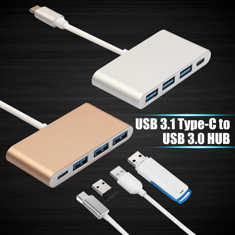 Type-C to USB 3.0 with Type c Charging Port Adapter Extension USB Charger for Mobile Phone