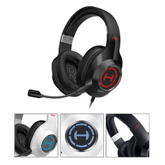 Gaming Headphone Game Headset 50mm Driver Unit 7.1 Surround Sound RGB Light Stereo Headphones with Noise Reduction Mic for PS4 Xbox PC Laptop