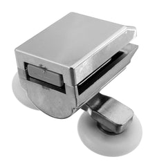 2Pcs Double Wheels Shower Door Top Rollers for Sliding Shower Door