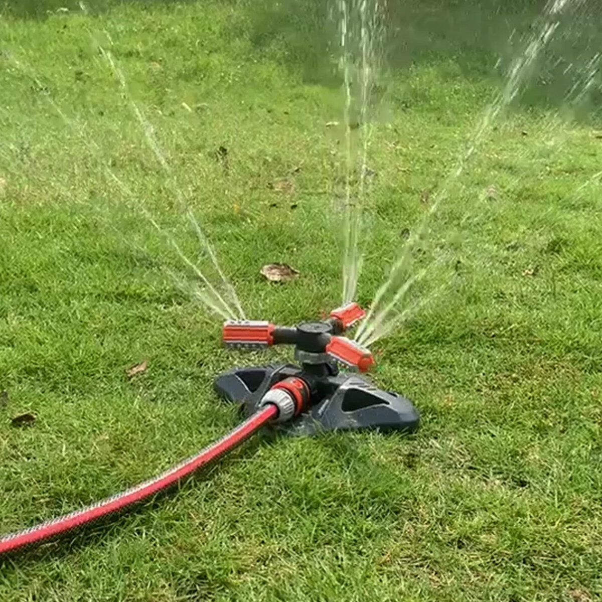 3 Arms Automatic 360 Rotation Lawn Sprinkler Spray Head Garden Irrigation Watering Tool
