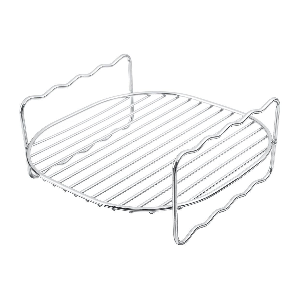 6 Pcs Air Fryer Accessories Set Baking Pizza Pan Cake Barrel Cooking Kit Kitchen