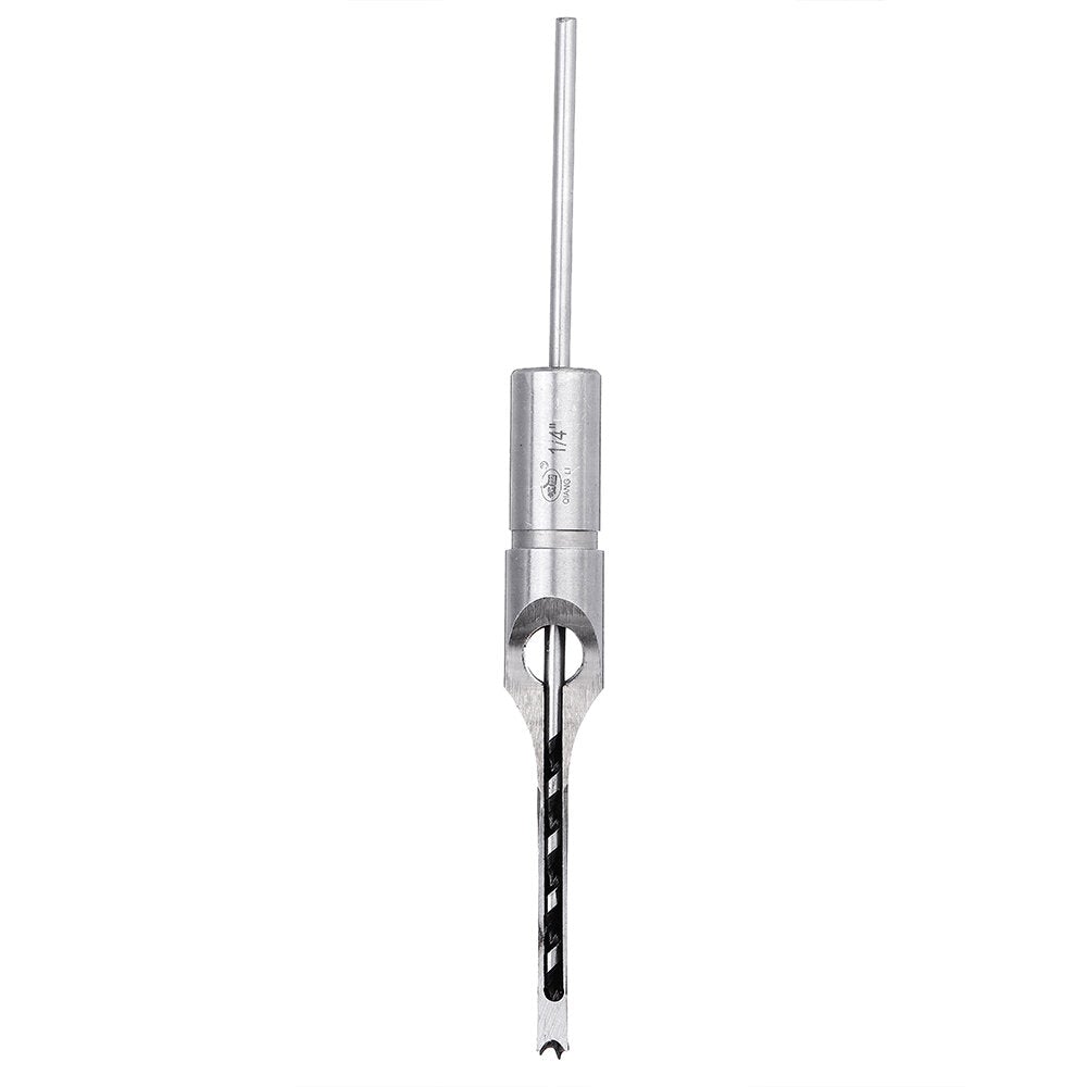 6.35/7.94/9.5/12.7mm Square Hole Drill Bit Mortising Chisel 1/4 to 1/2 Inch
