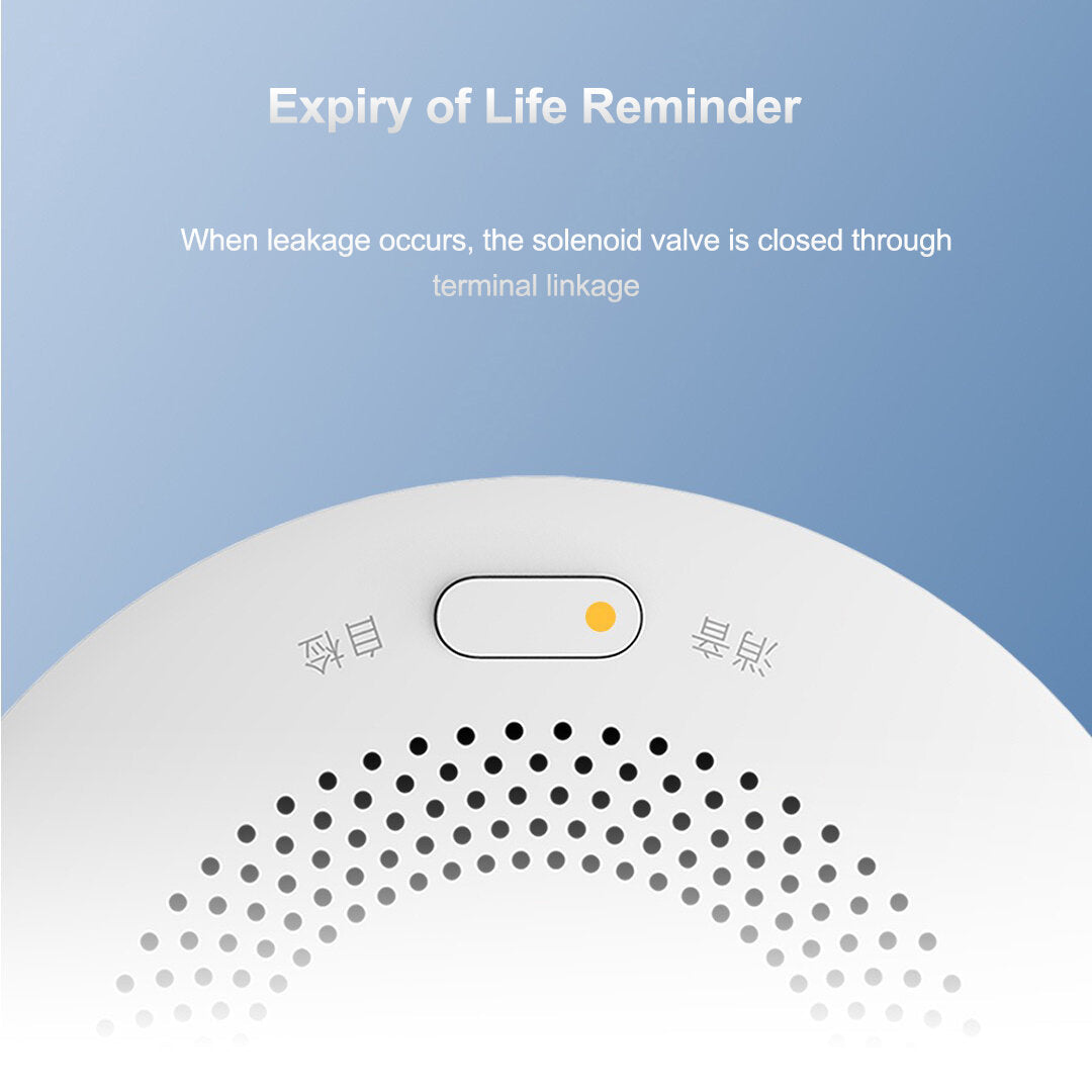 Smart Home Gas Alarm Sensor Detector MIUI Synchronous Built-in Bluetooth Gateway For Smart Home Alarm System Work with Mijia APP