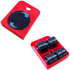5Pcs Triangle Wheel Mobile Mover Universal Pulley Base Heavy Object Handling Artifact Tool