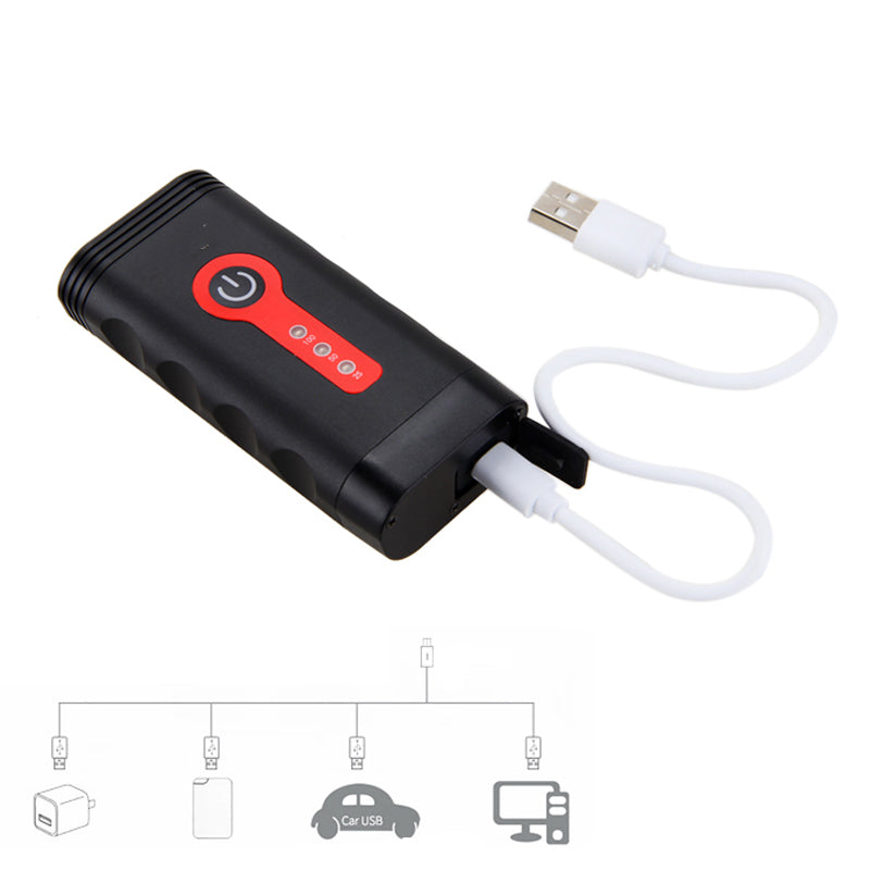 2*L2 4400mAh Rechargeable Battery Indicator Headlight