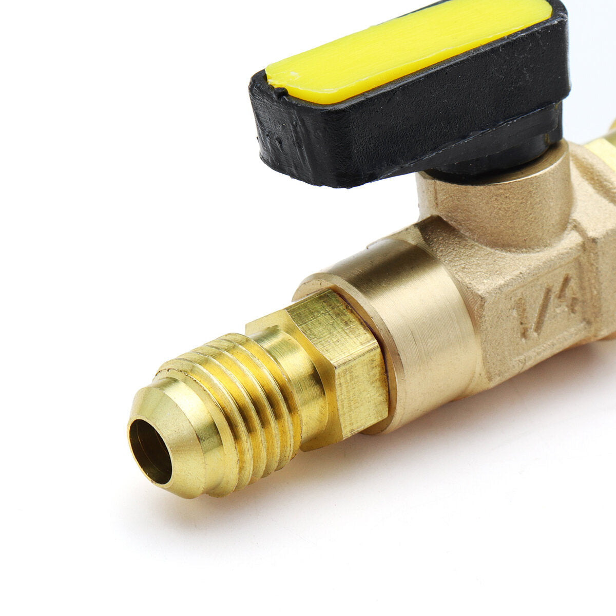 3pcs/set 3 Colors R410A Refrigerant Brass Straight Ball Valves AC Charging Hoses