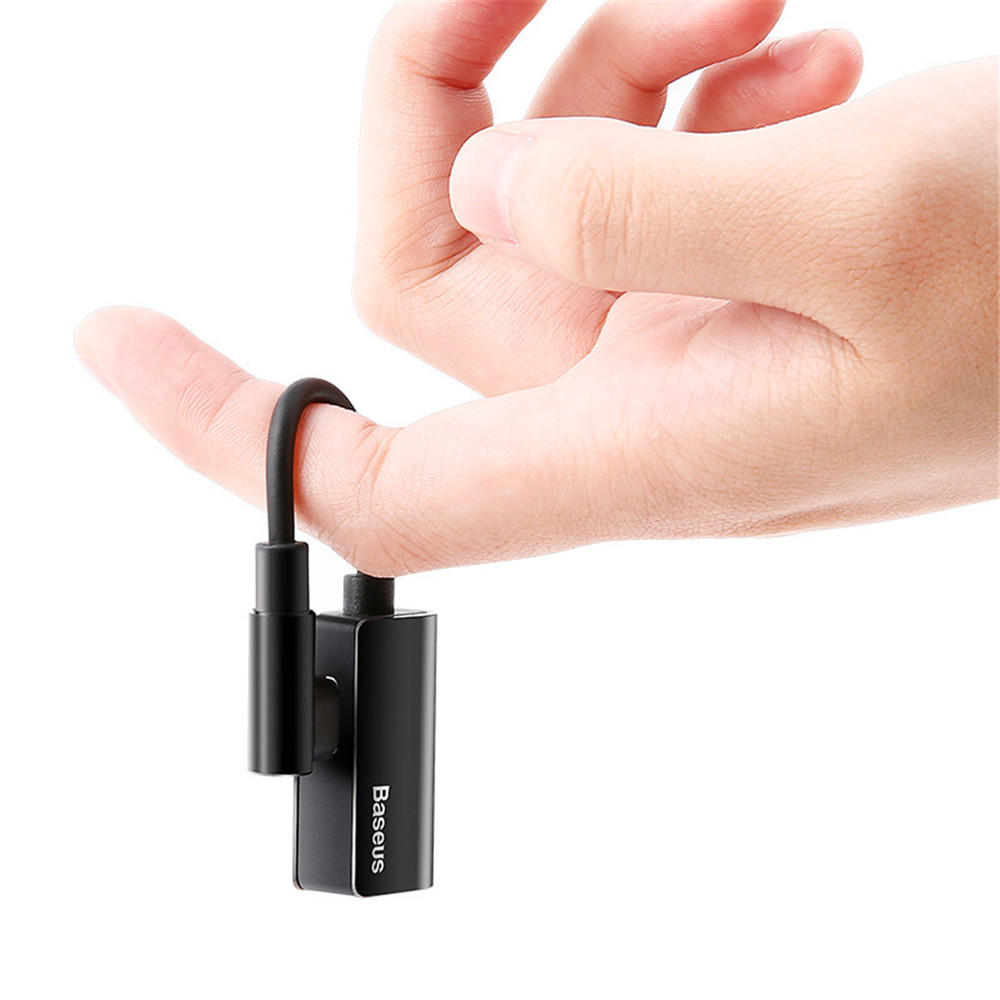 Type-c to Type-c Charging + 3.5mm Audio Music Adapter Converter for Huawei