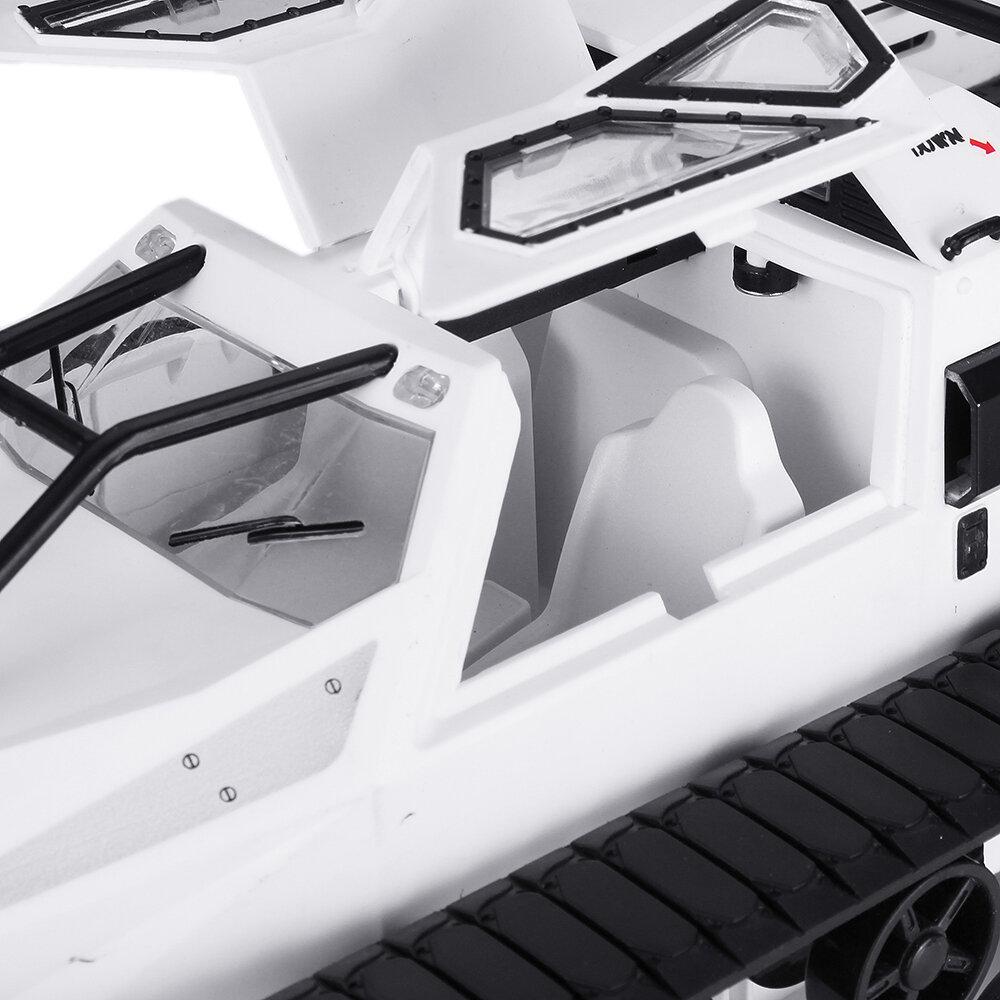 Drift RC Tank Car RTR with Two Batteries with LED Lights 2.4G High Speed Full Proportional Control RC Vehicle Models