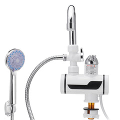 3000W 220V Electric Faucet Tap Hot Water Heater Instant LED Display For Home Bathroom Kitchen With Showerhead