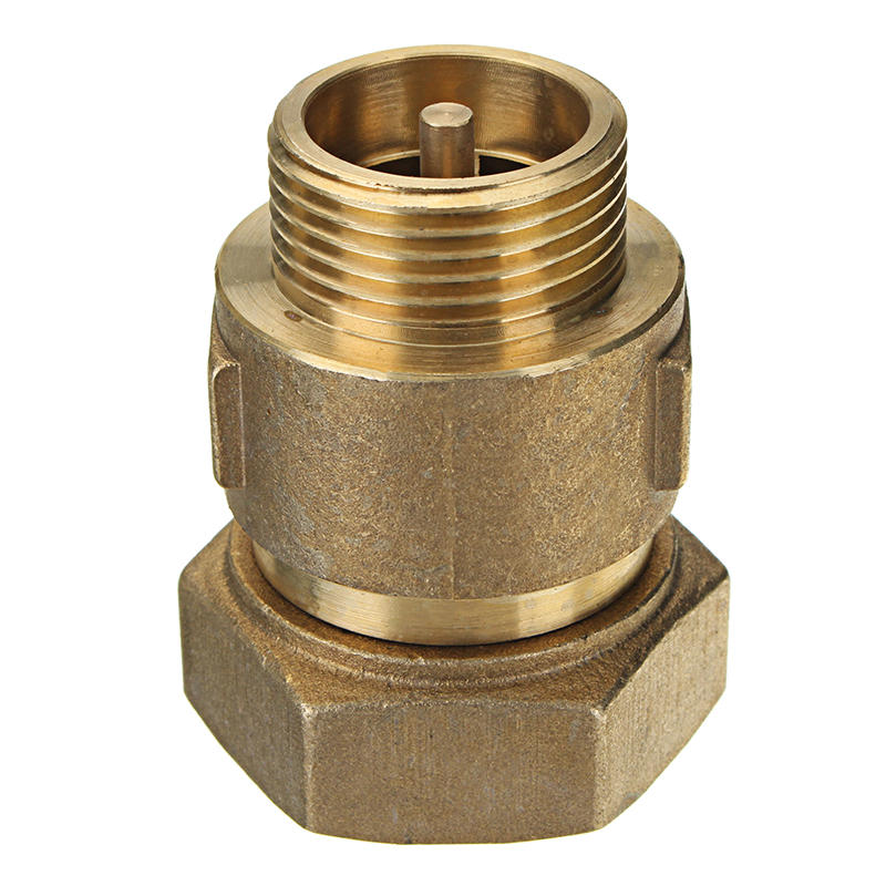 Brass Water Meter Check Valve Straight Telescopic Special Watermeter Check Valve Switch