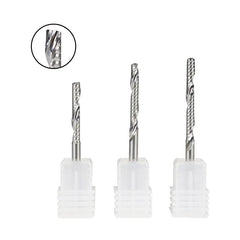 Tungsten Carbide Flute Mill 3.175mm Shank Spiral Milling Cutter Engraving Bit