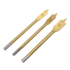 6pcs 10-25mm Flat Spade Wood Drill Hex Shank Woodworking Bit