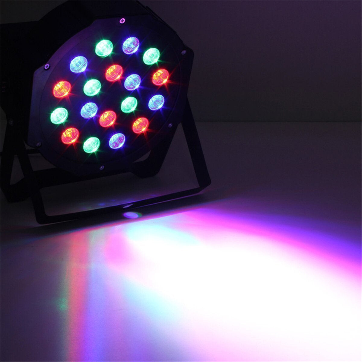 18W DMX-512 RGB LED Par Stage Lighting Party DJ Disco KTV Christmas Projector Light AC110-220V