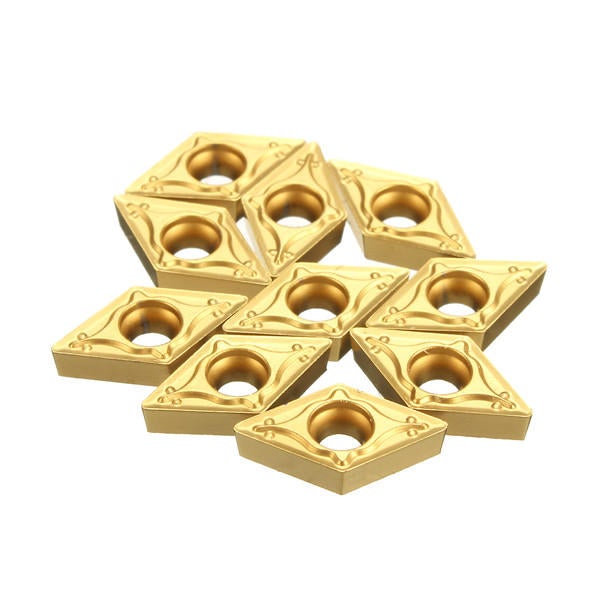 10pcs Carbide Inserts Lathe Turning Tool Holder Inserts For Stainless Steel