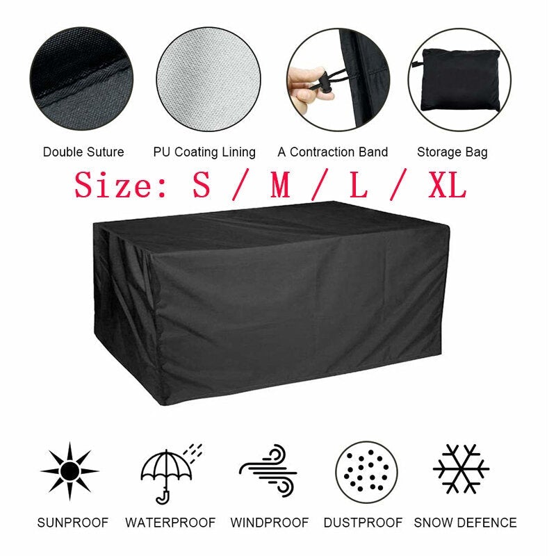 Chair Cover Back Outdoor Patio Garden Furniture Waterproof Cover