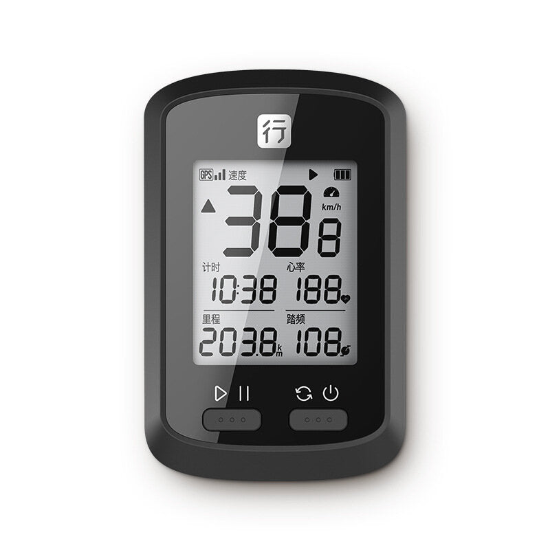 GPS Wireless Bicycle Computer IPX7 Waterproof 25h Battery Life Built-in Barometer Odometer Bicycle Speedometer