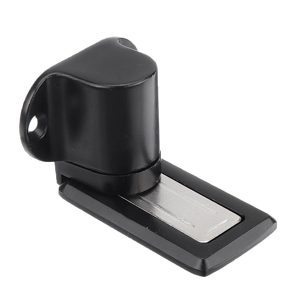 Solid Zinc Alloy Adjustable Magnetic Door Stopper Hidden Floor Mount Door Catch Free Punching Door Holder w/ 3M Sticker