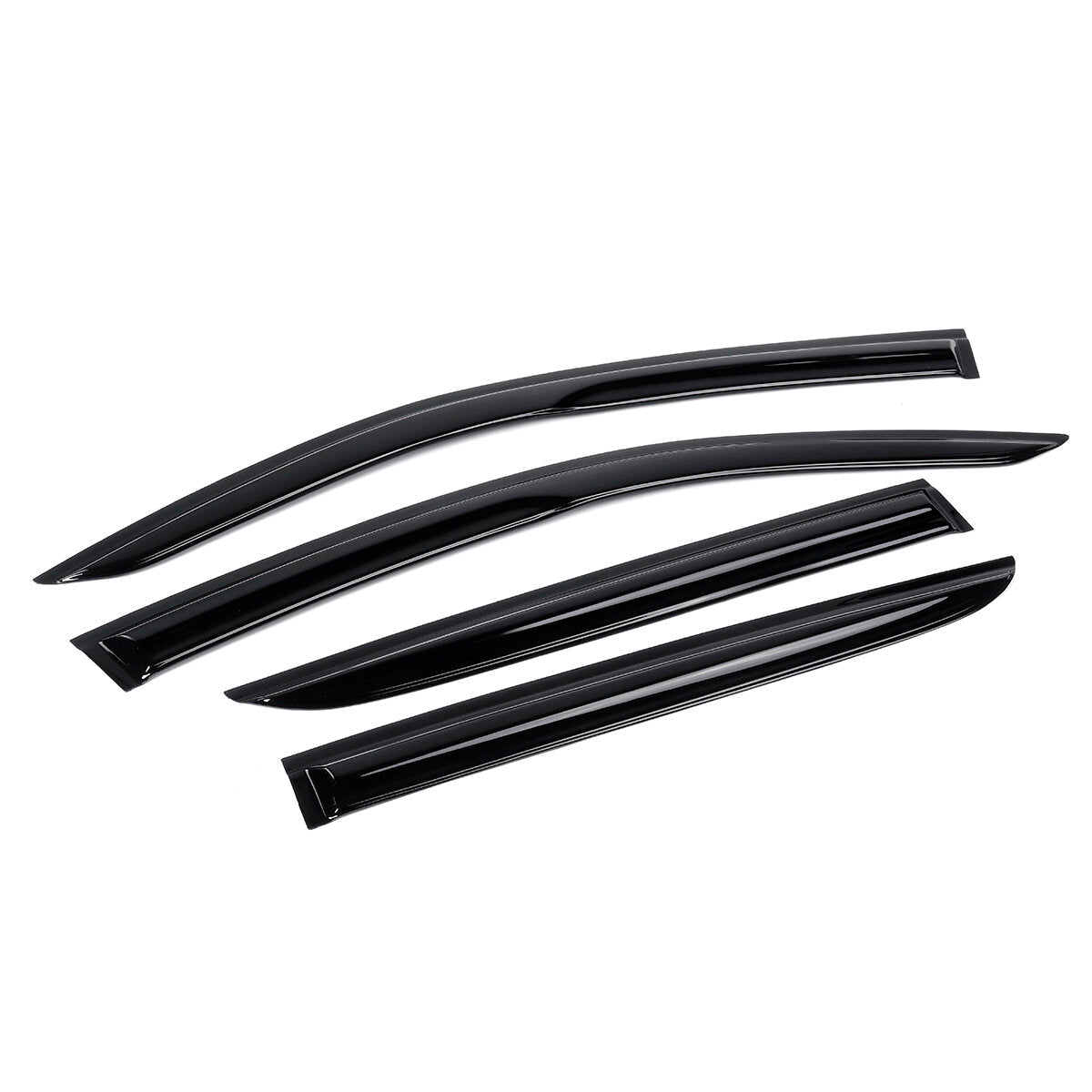 4Pcs Plastic Exterior Visor Vent For TOYOTA C-HR 2017-2020 Shades Window Sun Rain Guard Deflector