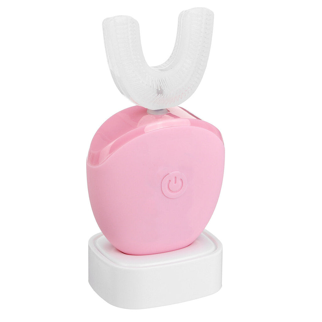 Sonic Electric Toothbrush Automatic 360 Rotating Rechargeable U-Shaped Teeth Brush