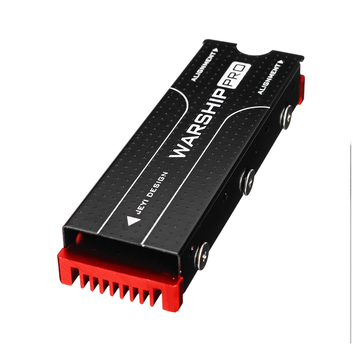 Aluminum Heatsink NGFF PCI-E 2280 SSD Cooling Fan Fin Cooler W/ Thermal Pad