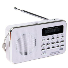 Portable Camping Hiking Outdoor Sport Hi-Fi Speaker Digital Multimedia Loudspeaker FM Radio