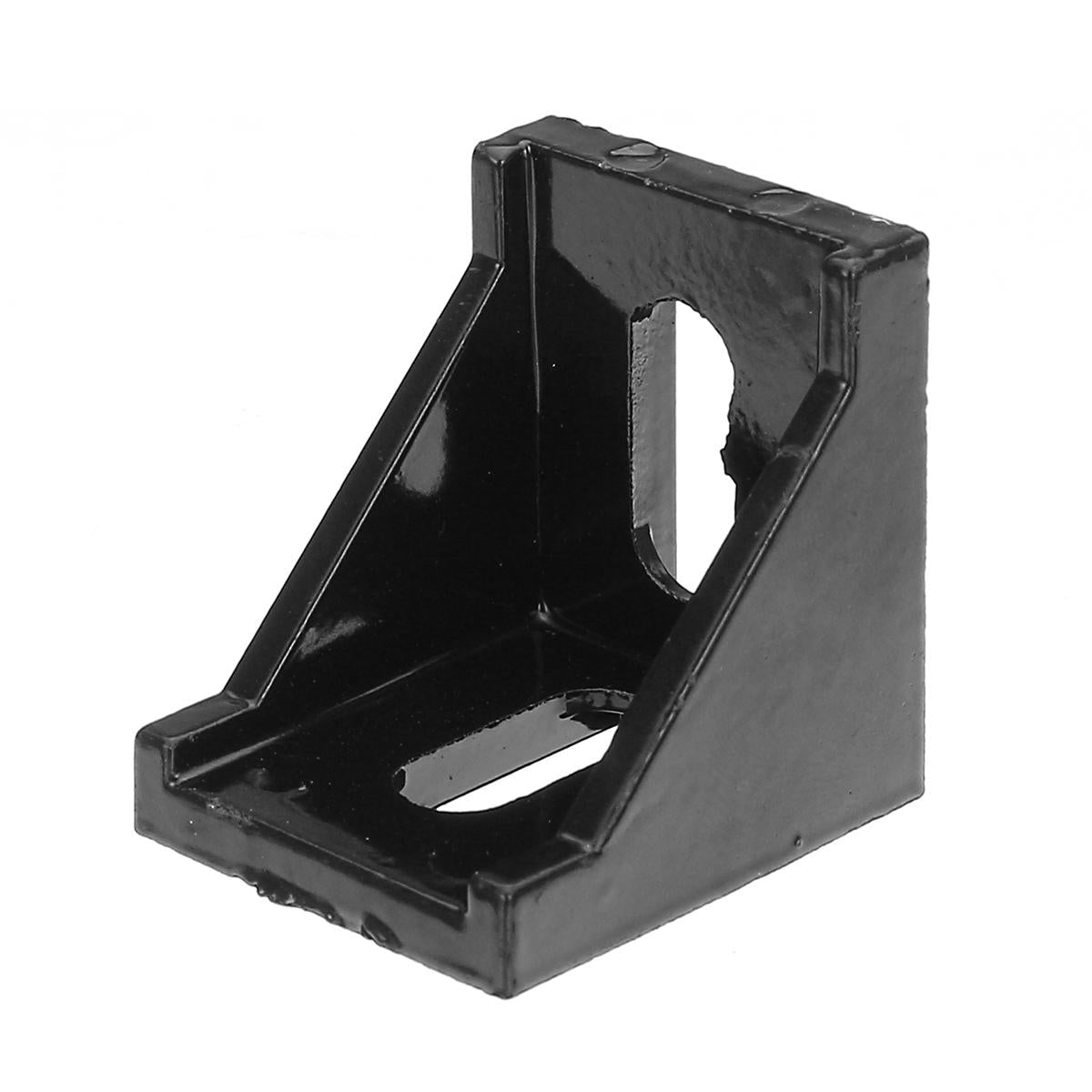 40x40mm Aluminium Black Angle Corner Joint Electrophoresis Right Angle Bracket 4Pcs