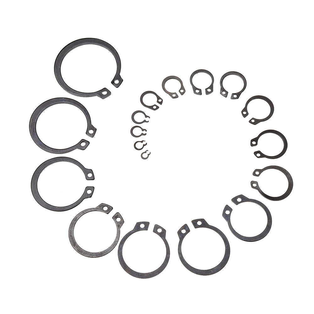 300Pcs Heat Treated Carbon Steel C-Clip Retaining Rings Circlip Snap Ring Set 9-32mm