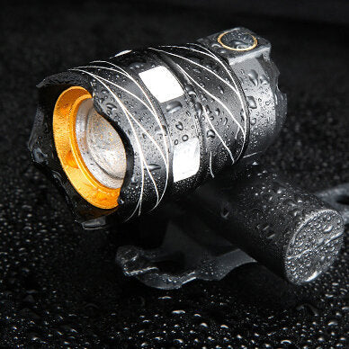 800LM T6 Bicycle Light Three Modes Zoomable Night Riding USB Rechargeable Waterproof