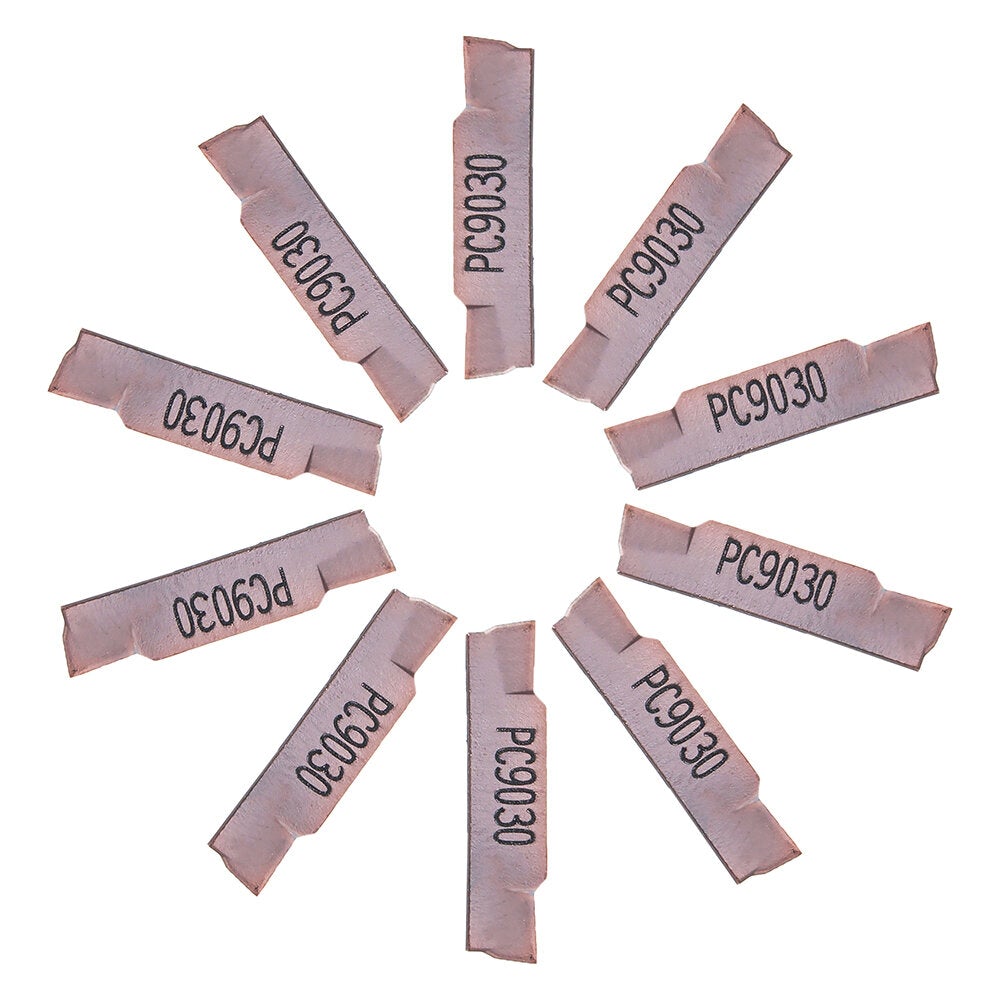 10pcs 2mm Carbide Insert for MGEHR/MGIVR Grooving Cut Off Tool Holder