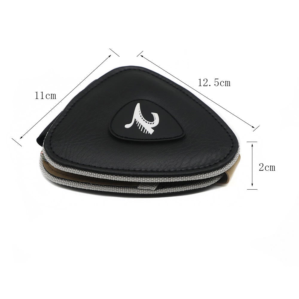 Leather Guitar Picks Holder Guitar Plectrum Bag