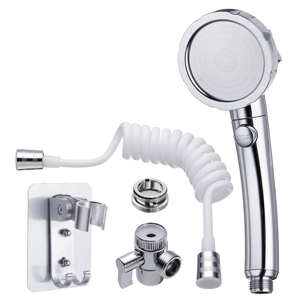 Bathroom Wash Face Basin Water Tap External Shower Head Hair Washing Faucet Rinser Extension Set