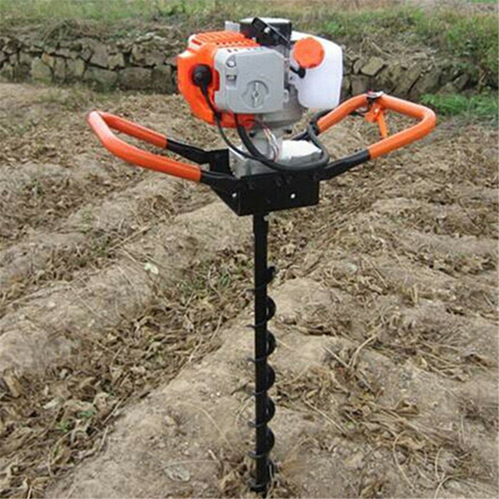 40/60/80/100mm Earth Drill Dual Blade Auger Bit Fence Borer For Petrol Post Hole Digger