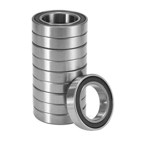 10pcs 15mmx24mmx5mm Deep Groove Metal Rubber Shielded Sealed Ball Bearings