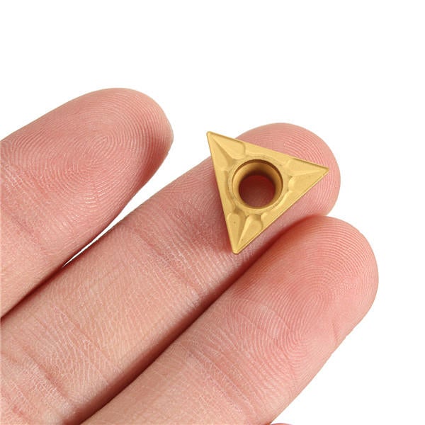 10pcs Carbide Inserts Triangular Tungsten Steel Carbide Inserts For Turning Tool