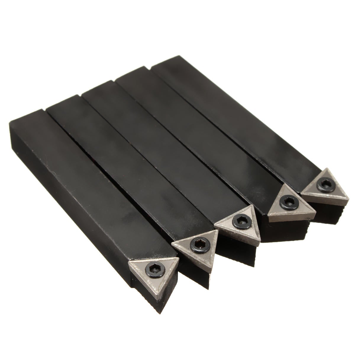 5pcs 3/8 Inch Shank Lathe Carbide Inserts with Turning Tool