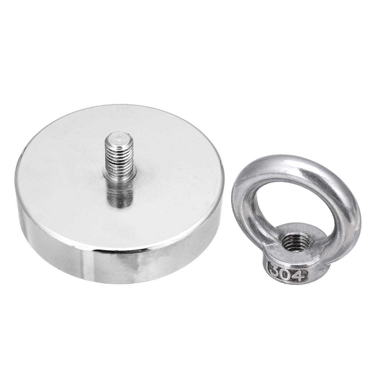 50KG D36mm Neodymium Magnet NJ36 Sea Fishing Metal Treasure Hunting Recovery Magnet