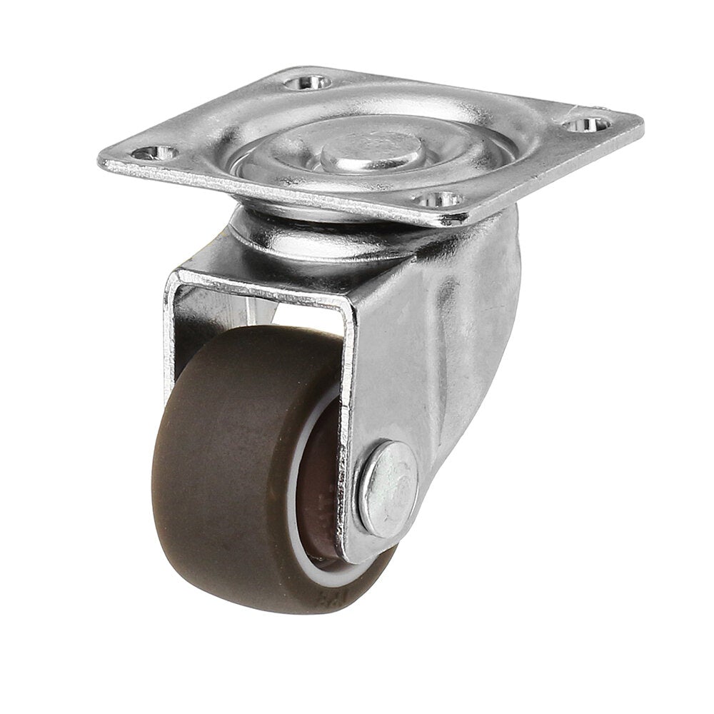 4pcs 1 Inch Mute TPE Universal Wheels Mini Casters for Furniture Bookcase Drawer