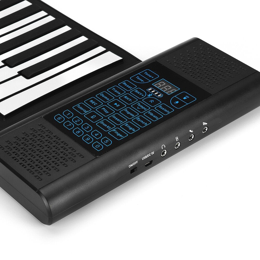 Foldable Portable 61 Key Electronic Keyboard Roll Up Piano
